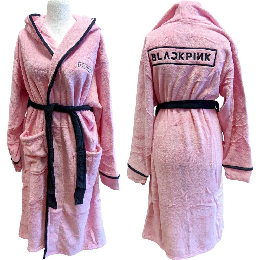 Blackpink - Logo Bademantel - Rosa